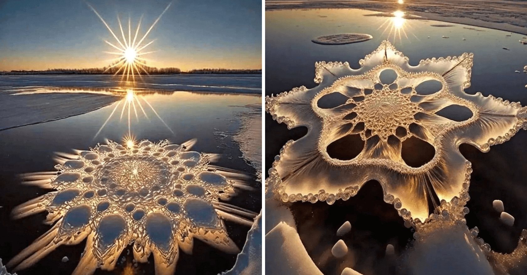 Nature’s Frozen Blossoms: Exploring the Captivating Realm of Ice Flowers